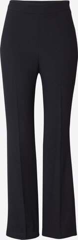 River Island Flared Trousers with creases in Black: front