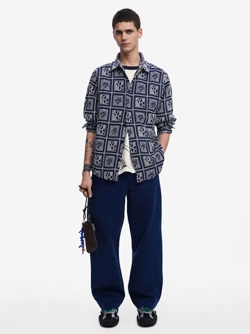 Desigual Regular Fit Skjorte i blå
