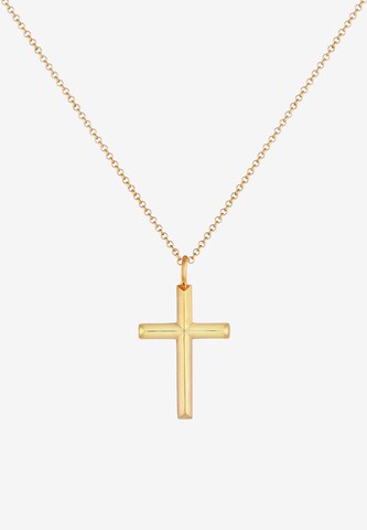 KUZZOI Halskette 'Kreuz' in Gold