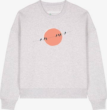 Sweat-shirt 'Countryside 01 ' Watapparel en gris : devant