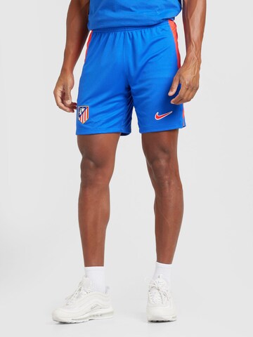 NIKE Normální Sportovní kalhoty – modrá: přední strana
