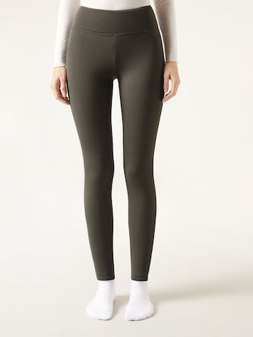 CALZEDONIA Skinny Leggings in Green: front