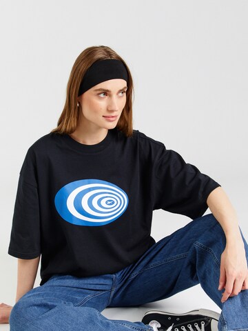 Reebok T-Shirt 'HYPNOSIS' in Schwarz: Vorderseite