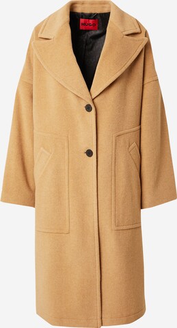 HUGO Between-seasons coat 'Mauroko' in Brown: front