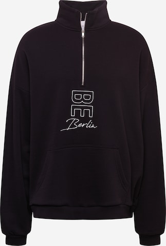BE EDGY Sweatshirt 'Janosch' in Black: front