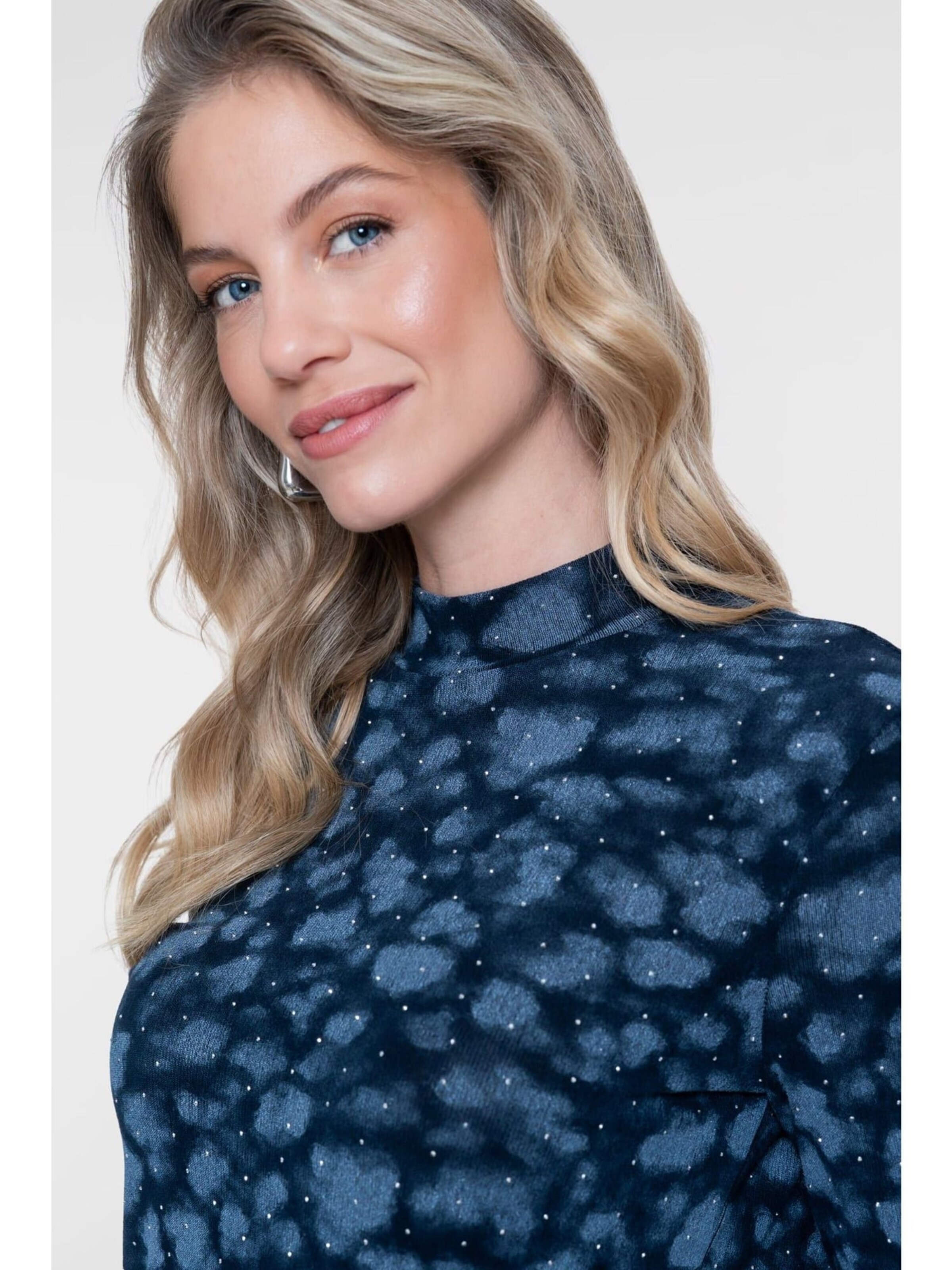 Geisha Top in Blauw
