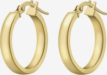 Lucardi Oorbellen 'Klassisch' in Goud: voorkant