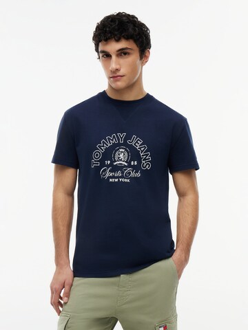 Tommy Jeans Shirt in Blue: front