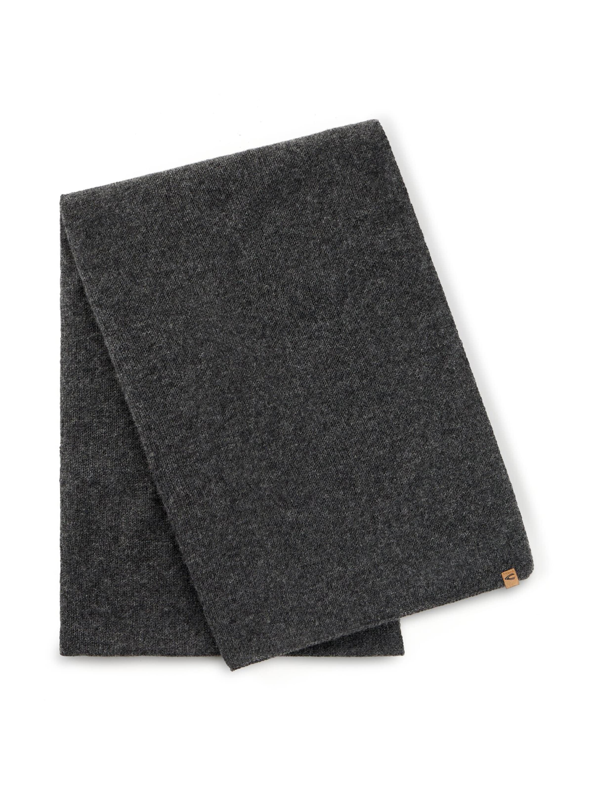CAMEL ACTIVE Strickschal aus 100 % Kaschmir in Grau: Vorderseite