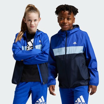 ADIDAS SPORTSWEAR Sportjas 'Tiberio ' in Blauw: voorkant