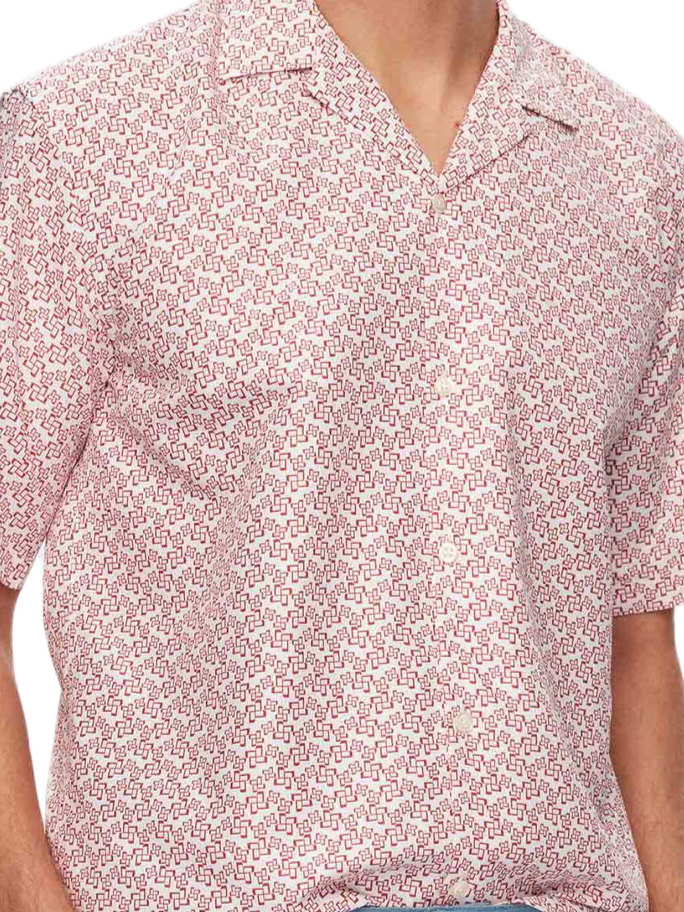 Coupe regular Chemise D’S Damat en rouge