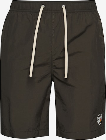 Superdry Board Shorts in Brown: front