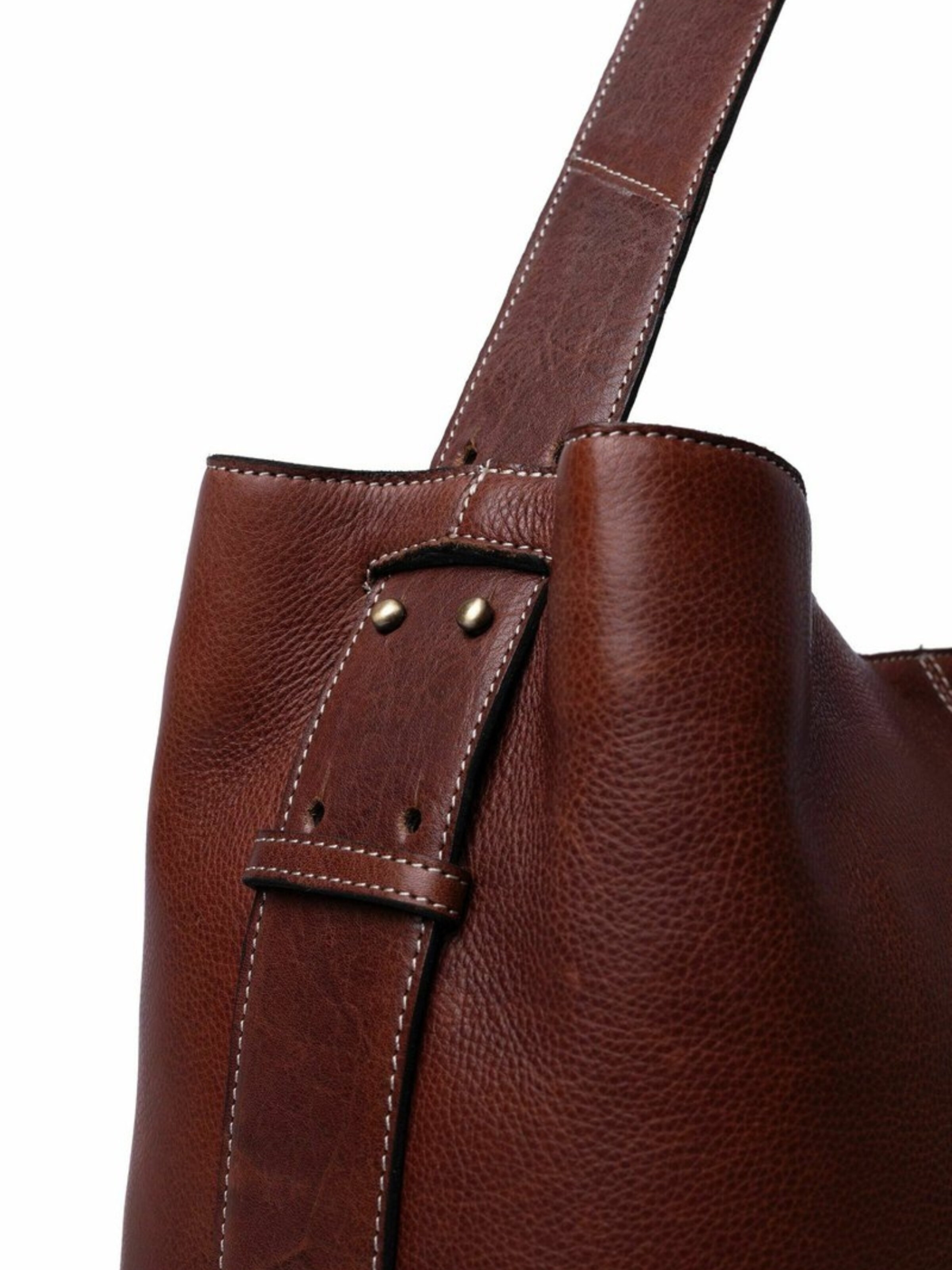 Cabas ' Naya ' RE:DESIGNED en marron