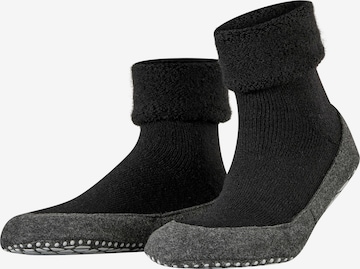 FALKE Slippers 'Cosyshoe' in Black: front