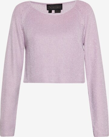 NAEMI Sweater in Purple: front