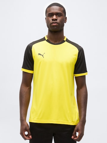 Tricou funcțional 'TeamLIGA26 Matchday' de la PUMA pe galben: față