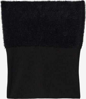 MANGO Knitted Top 'PEGGY' in Black: front