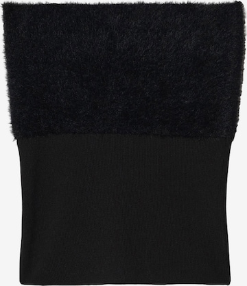 MANGO Knitted Top 'PEGGY' in Black: front