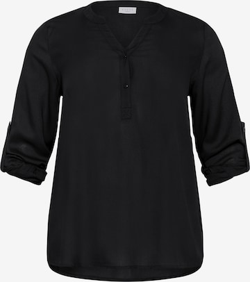 KAFFE CURVE Bluse 'Sida' in Schwarz: Vorderseite