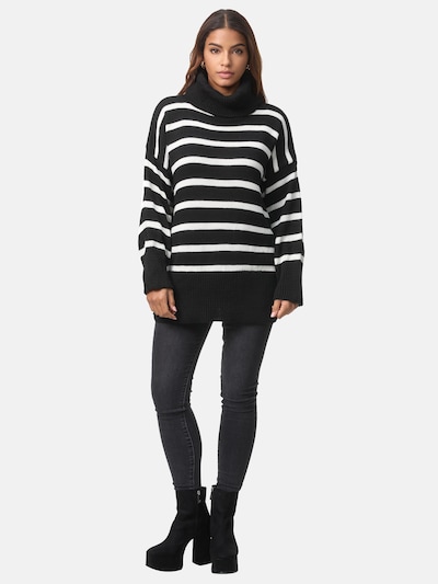 Elara Pullover in XS-XL in schwarz / weiß, Produktansicht