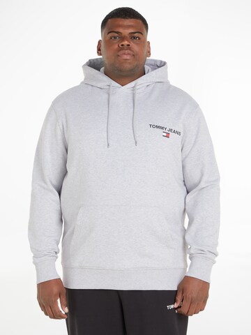 Tommy Jeans Plus Sweatshirt 'Entry' in Grijs: voorkant