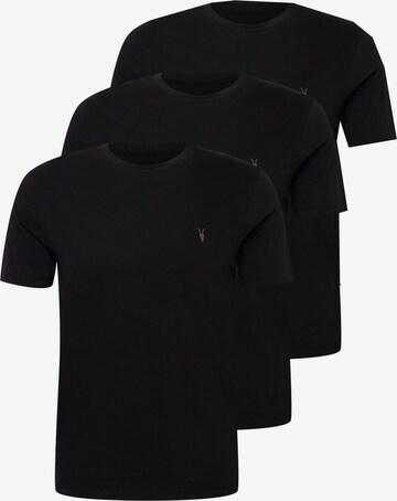 T-Shirt AllSaints en noir : devant