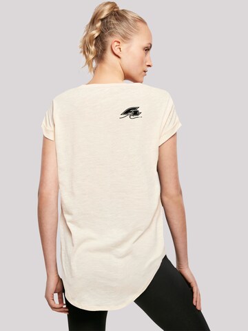 F2 T-Shirt 'F2 Beach Vibes Sommer Style' in Beige