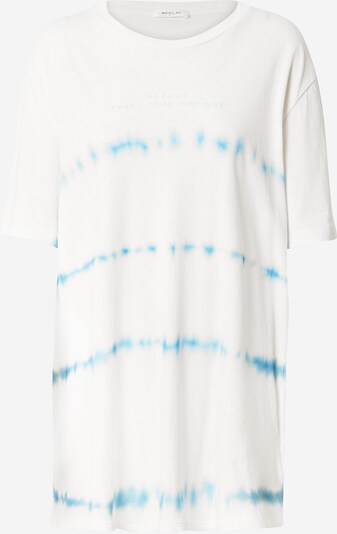 REPLAY T-shirt en turquoise / blanc, Vue avec produit