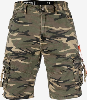 poolman Pants ' Camo Streetline Camouflage Shorts ' in Beige: front