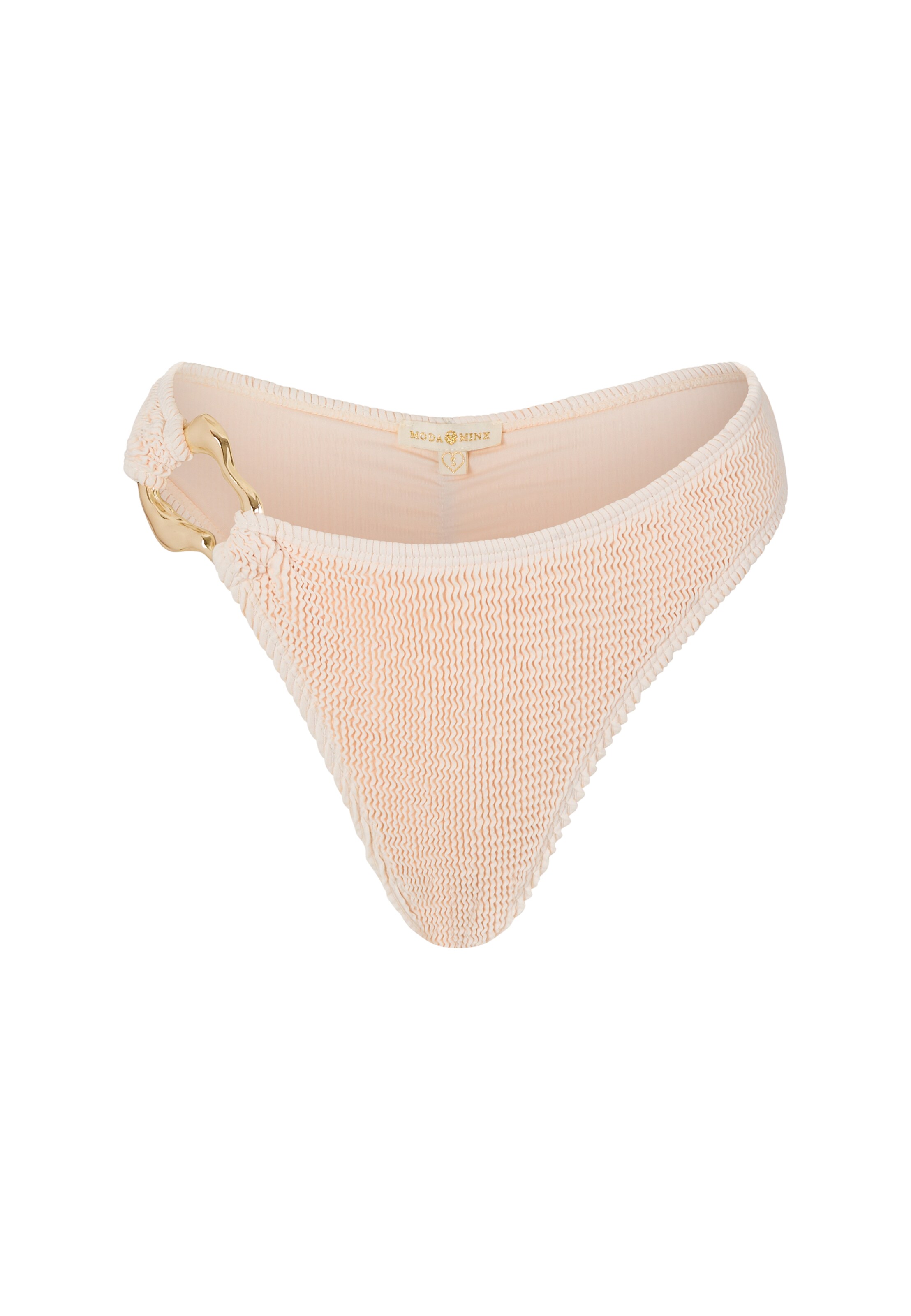 Moda Minx Bikinihose 'SCRUNCH' in Weiß: Vorderseite