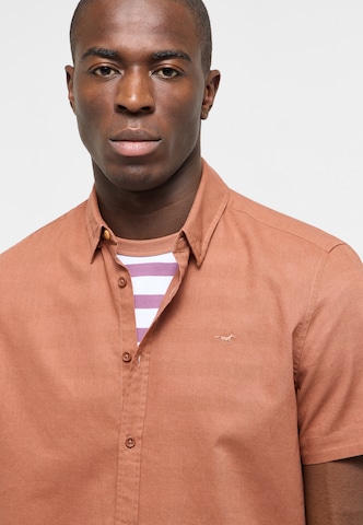 MUSTANG Regular Fit Hemd in Orange