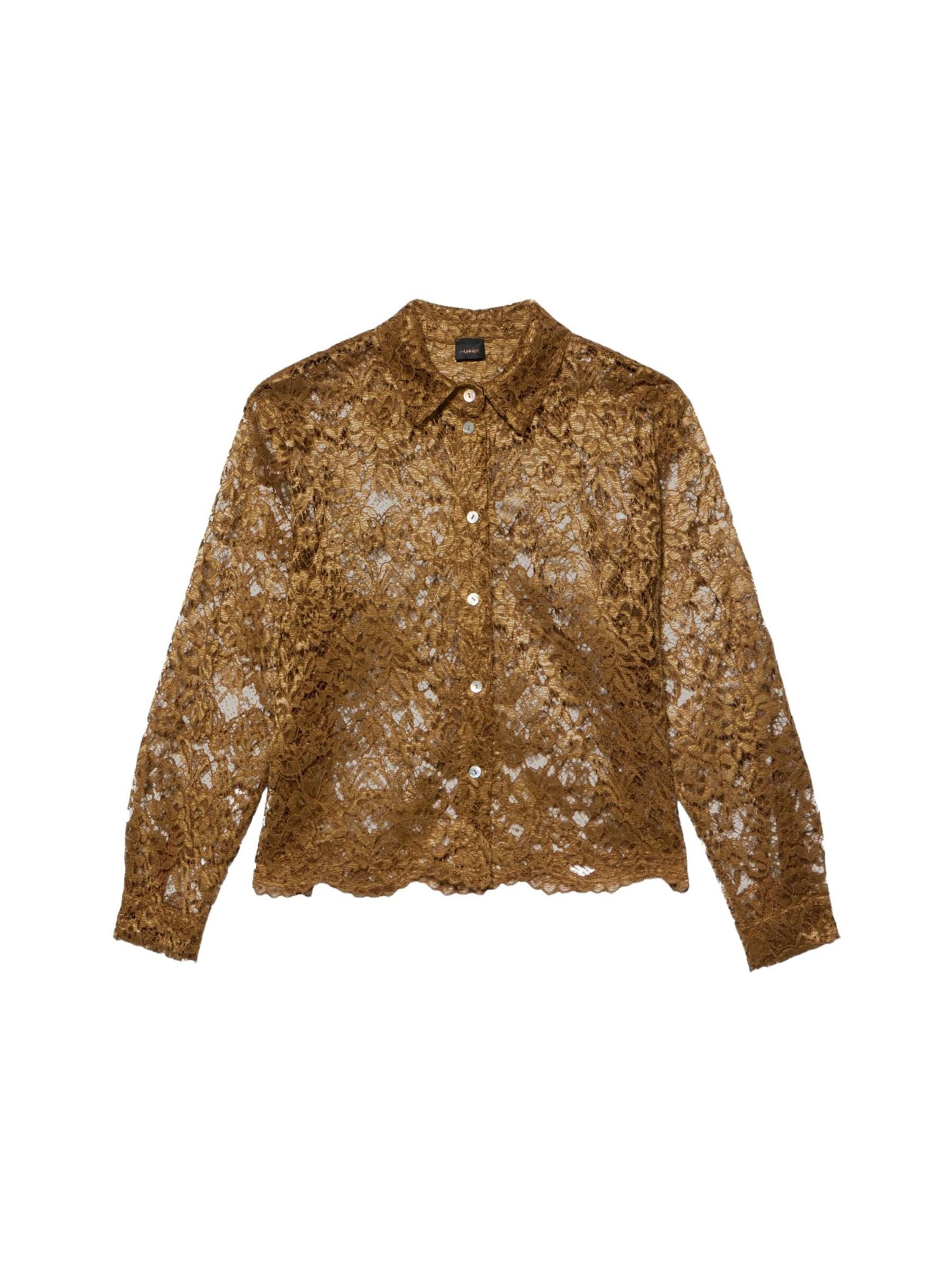 T-shirt oltre en marron : devant