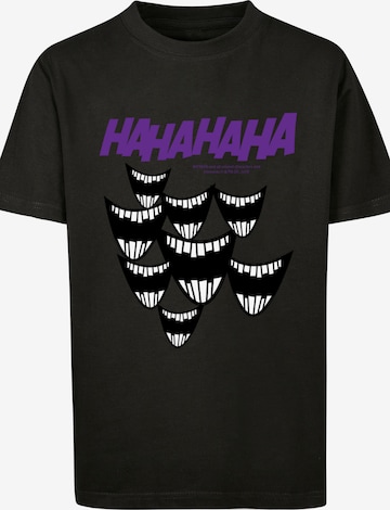 F4NT4STIC T-Shirt 'DC Comics Batman Joker Smile' in Schwarz: predná strana