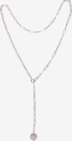 Leslii Necklace in Silver: front