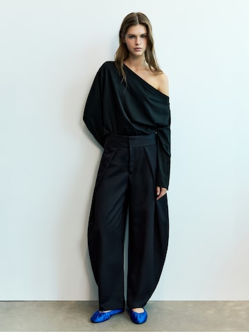 Pull&Bear Shirt in Schwarz
