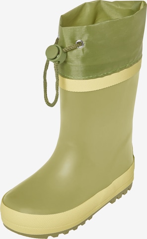 PLAYSHOES Rubber Boots in Green: front