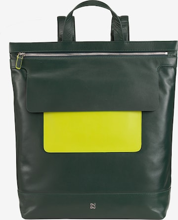 DuDu Backpack in Green: front