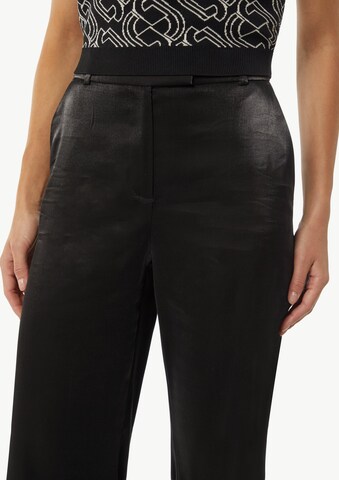 COMMA Wide Leg Hose in Schwarz