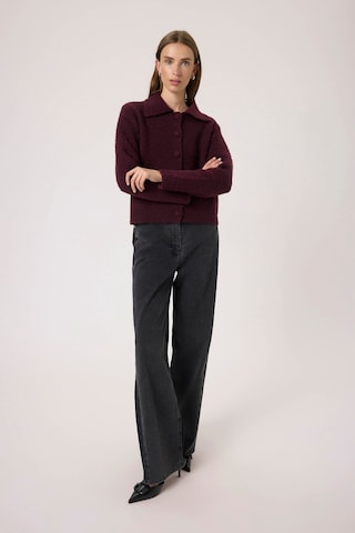 Cardigan 'SLSelene' SOAKED IN LUXURY en violet