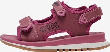 Hummel Sandals & Slippers in Pink: front