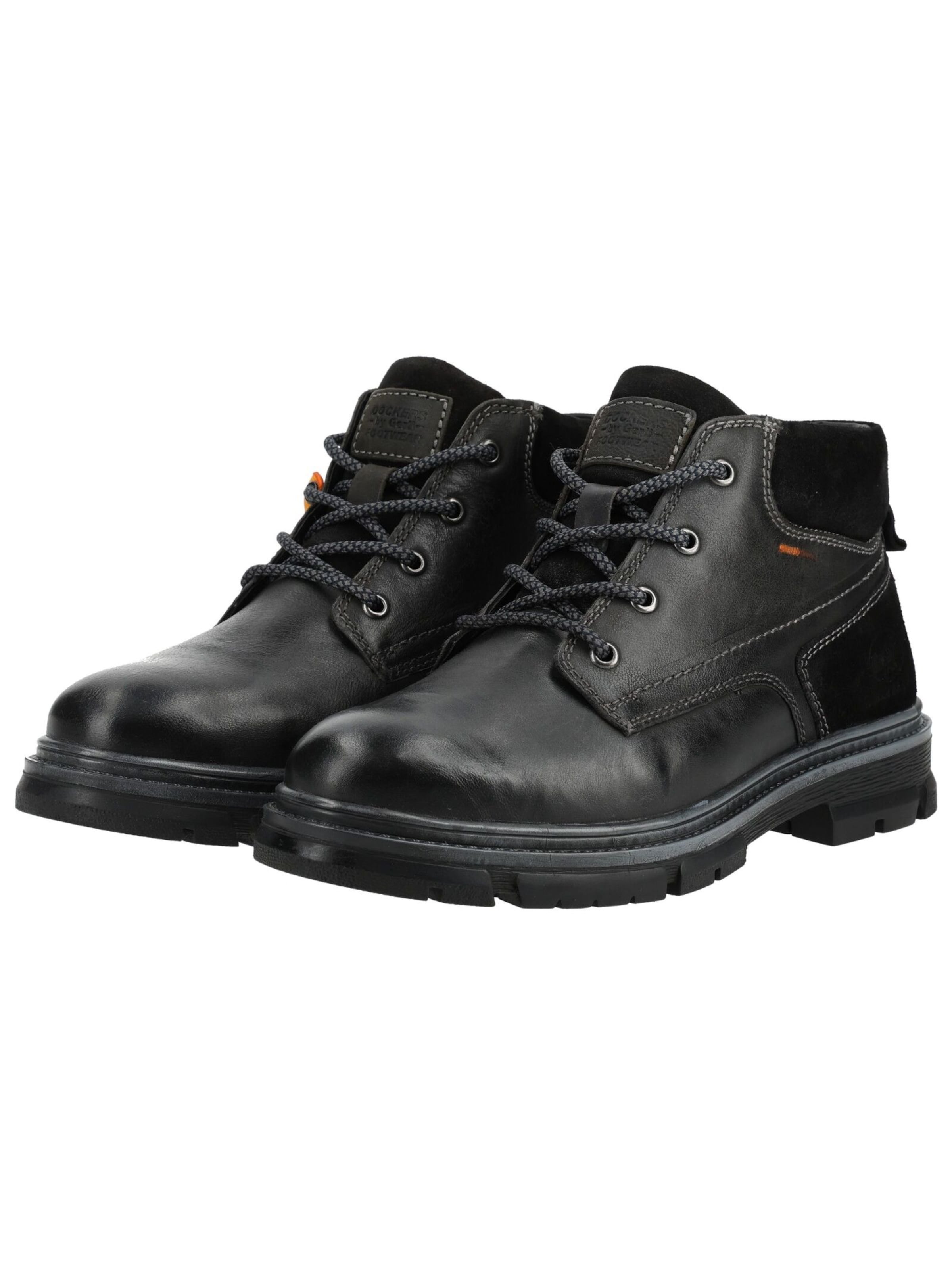 Boots stringati di Dockers by Gerli in nero