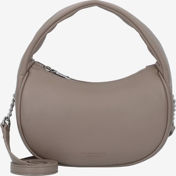 Seidenfelt Manufaktur Handbag 'Rya' in Brown: front