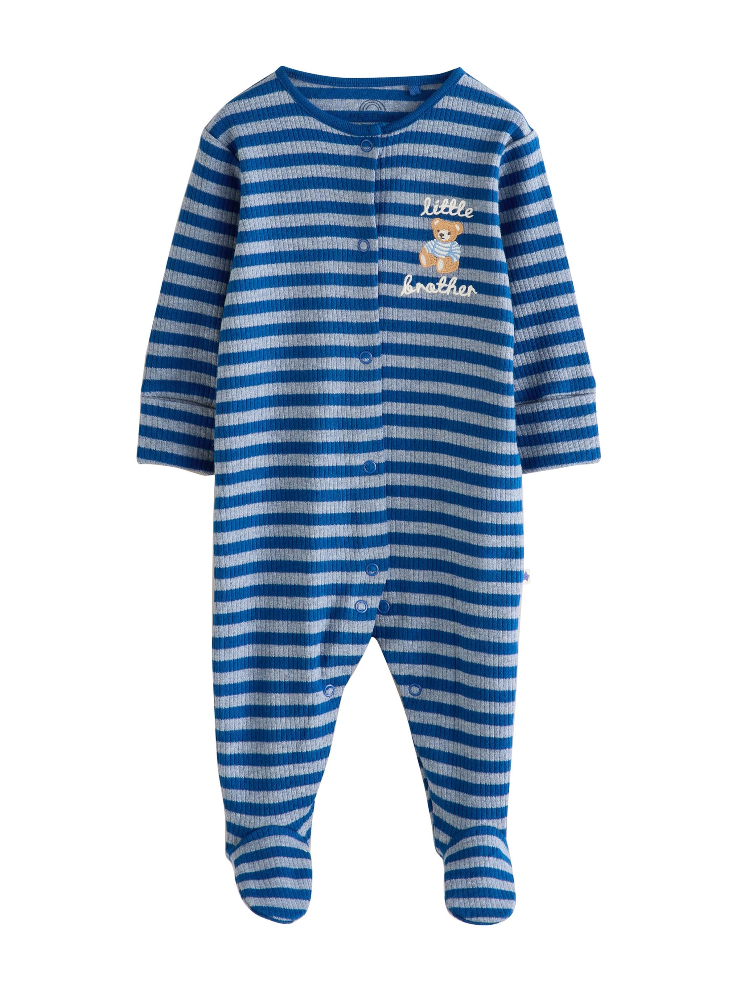 Next - Pijama en azul: frente