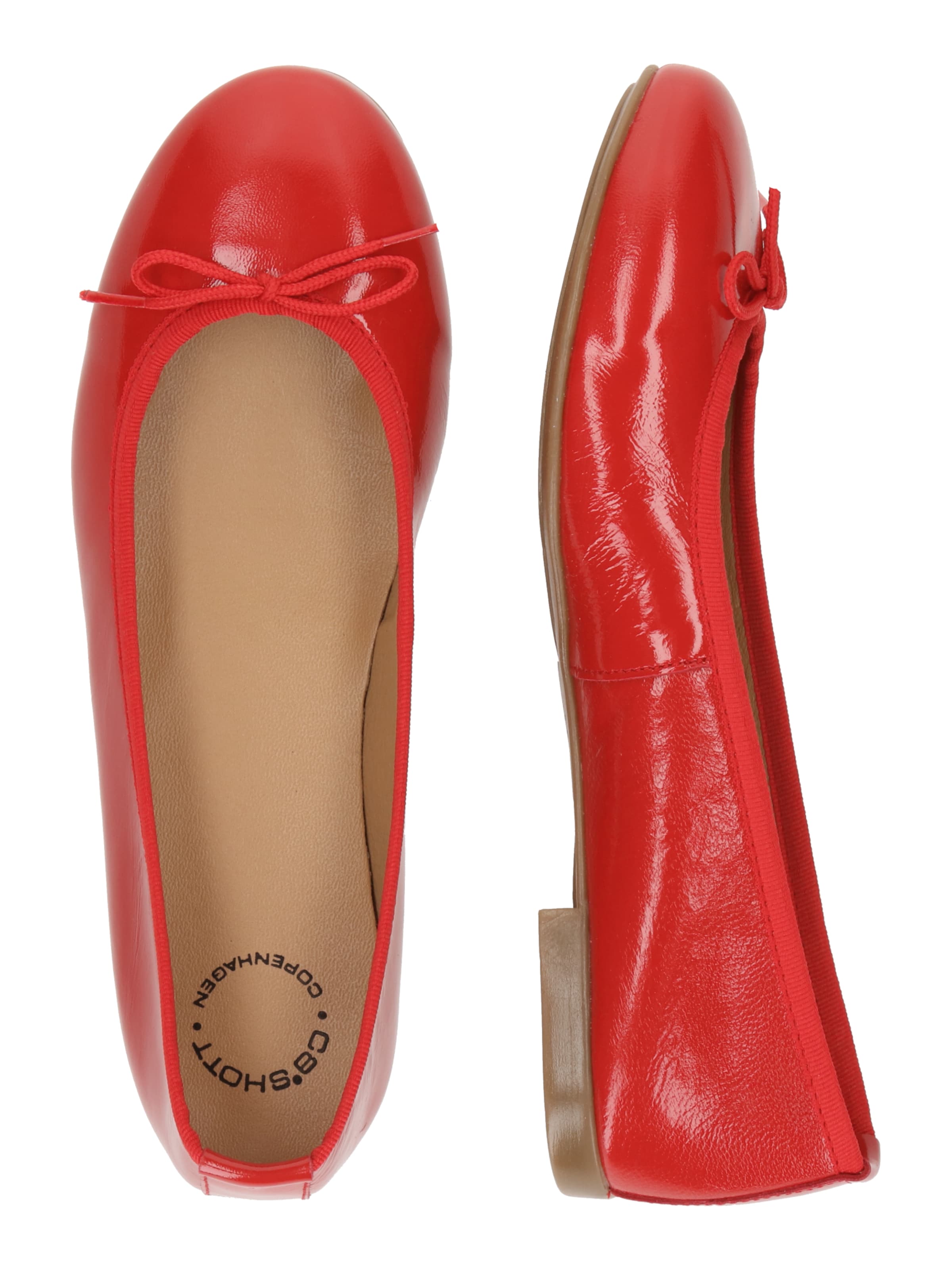 Ballerines 'ELVIRA' Ca'Shott en rouge