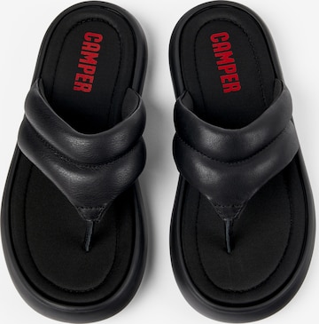 CAMPER T-Bar Sandals 'Pelotas Flota' in Black