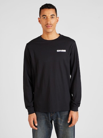 CONVERSE Shirt 'ALL STAR WINTER CHILL' in Black: front