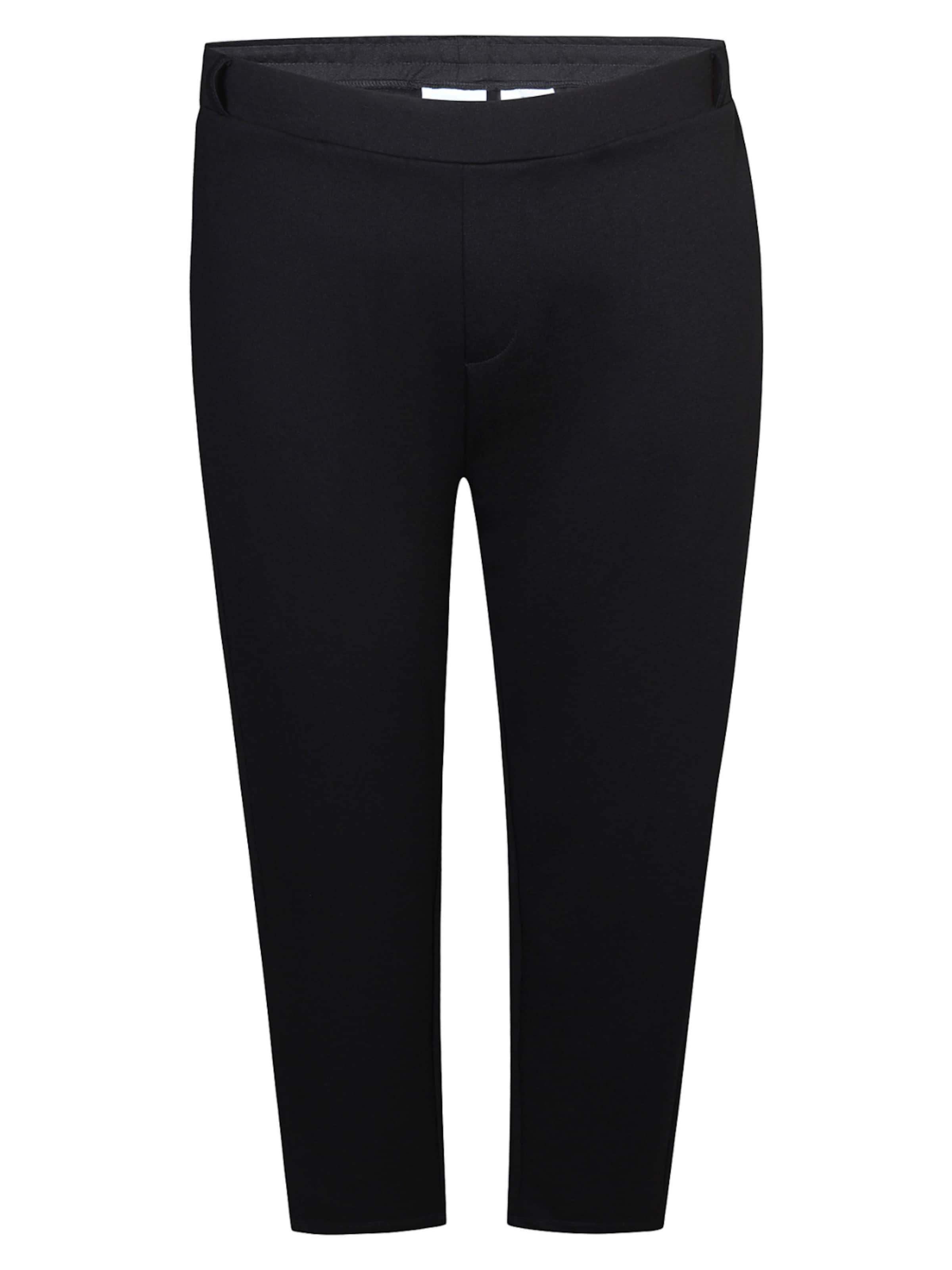 Zhenzi Regular Broek 'Callie 1330' in Zwart: voorkant