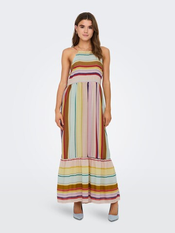 ONLY فستان صيفي بلون ألوان ثانوية: الأمام