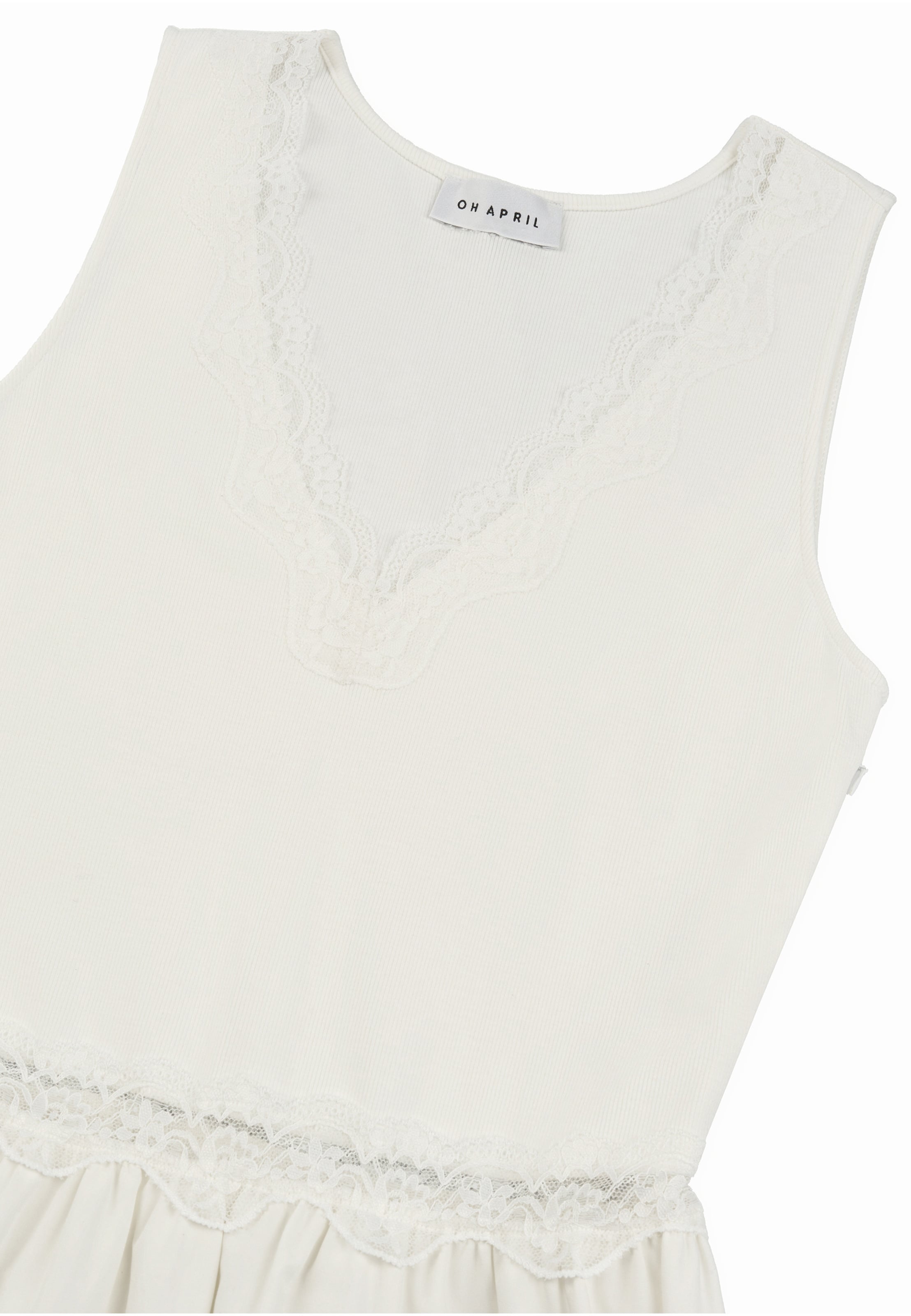 OH APRIL - Vestido 'Nami' em branco