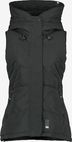 Alife and Kickin Bodywarmer 'JunisAK' in Zwart: voorkant